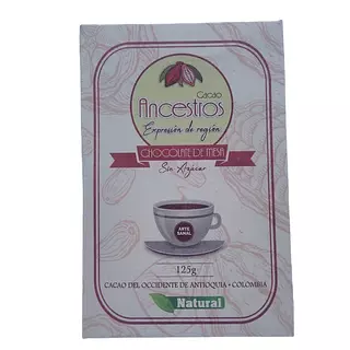 Chocolate De Mesa Pastilla Al 100% Cacao X 125 Gr