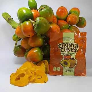 Chips De Chontaduro Crocantes X 24 Gr 100%Natural Del Cauca