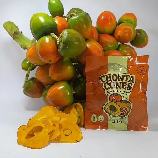 Chips De Chontaduro Crocantes X 24 Gr 100%Natural Del Cauca