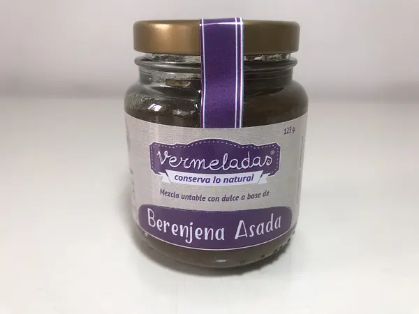 Vermeladas- Mezcla Untable de Frutas y Vegetales - Berenjena Asada x 125 Gr