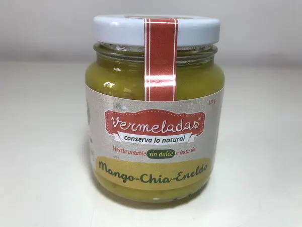 Vermeladas- Mezcla Untable de Frutas y Vegetales Mango-Chia-Eneldo x 125 G