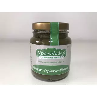 Vermeladas Mezcla Untable de Manzana- Espinaca- Albahaca x 230 Gr