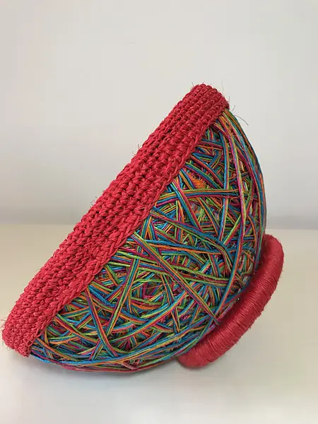 Canasta Artesa de Fibra de Fique Elaborada Por Artesanos de Santander