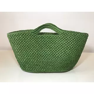 Bolso Artesa Ovalada Grande Elaborada de Fibra de Fique