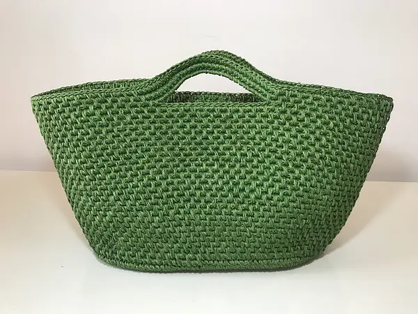 Bolso Artesa Ovalada Grande Elaborada de Fibra de Fique