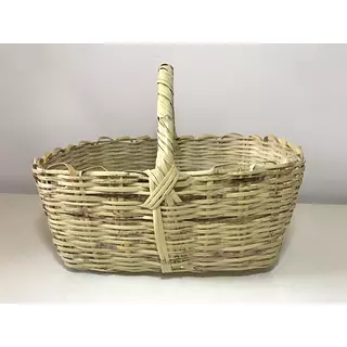 Canasta Típica Elaborada de Caña Por Artesanos de Boyacá