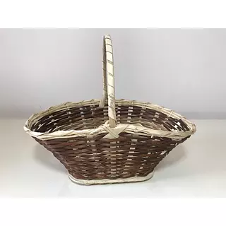Canasta Típica Elaborada de Varilla Por Artesanos de Boyacá.