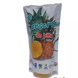 Piña En Almibar 100% Natural X 250 Gr
