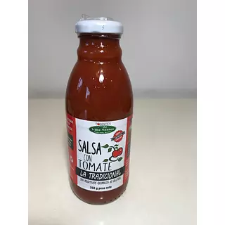 Salsa de Tomate 100% Natural, Libre de Azúcar y Conservantes.
