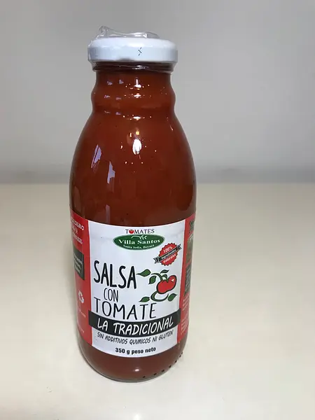 Salsa de Tomate 100% Natural, Libre de Azúcar y Conservantes.